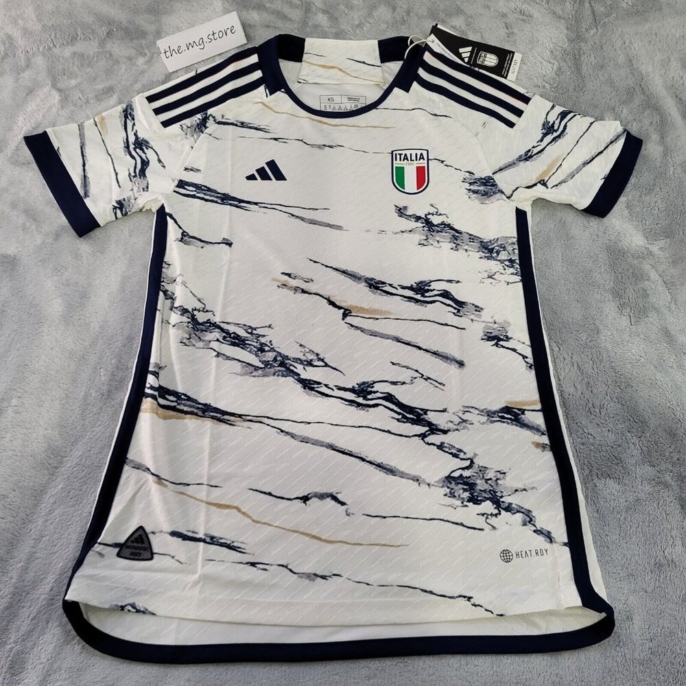 Adidas Womens Team Italy Soccer 2023 Away Jersey Size XS  HT2198 NWT  $120